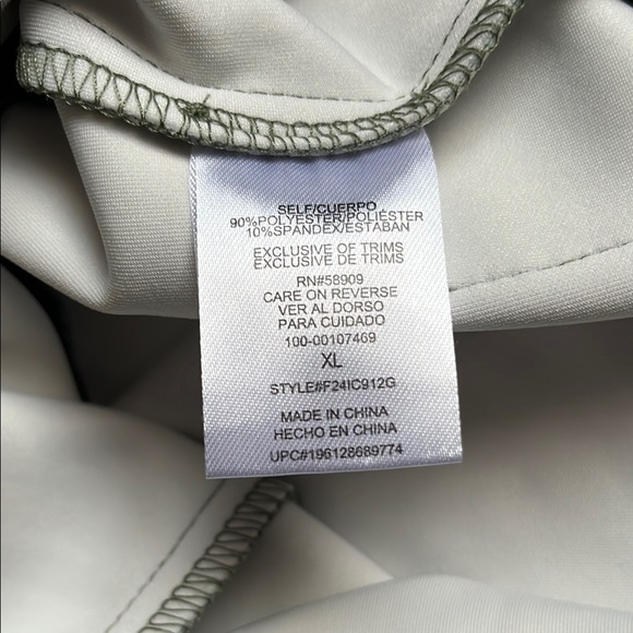 Copper Key Green and White Mini Cargo Skirt - Picture 7 of 8